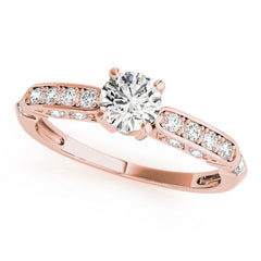 Engagement Rings Single Row Channel Set - TN50313-E