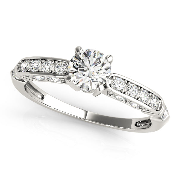 Engagement Rings Single Row Channel Set - TN50313-E