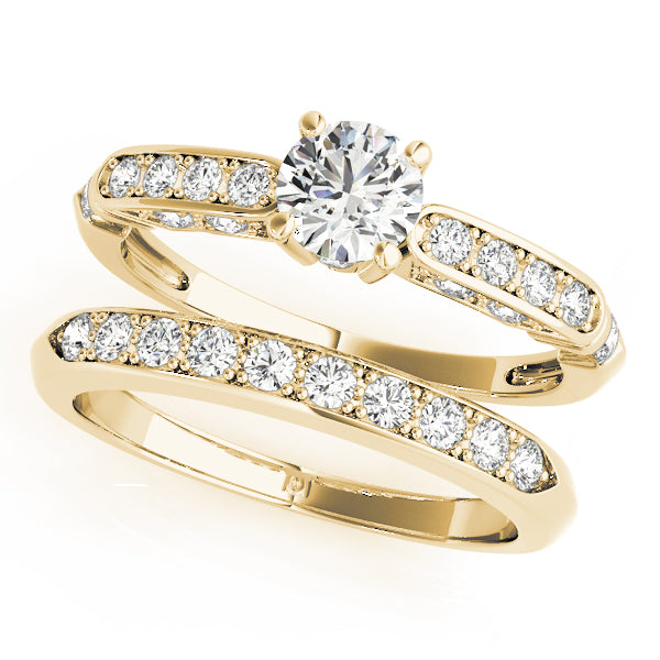 Engagement Rings Single Row Channel Set - TN50313-E