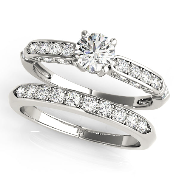 Engagement Rings Single Row Channel Set - TN50313-E