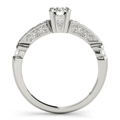 Engagement Rings Single Row Channel Set - TN50313-E