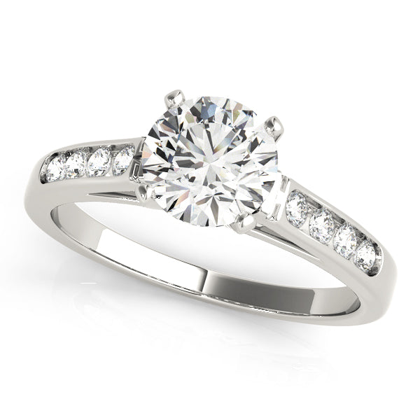 Engagement Rings Single Row Channel Set - TN50314-E