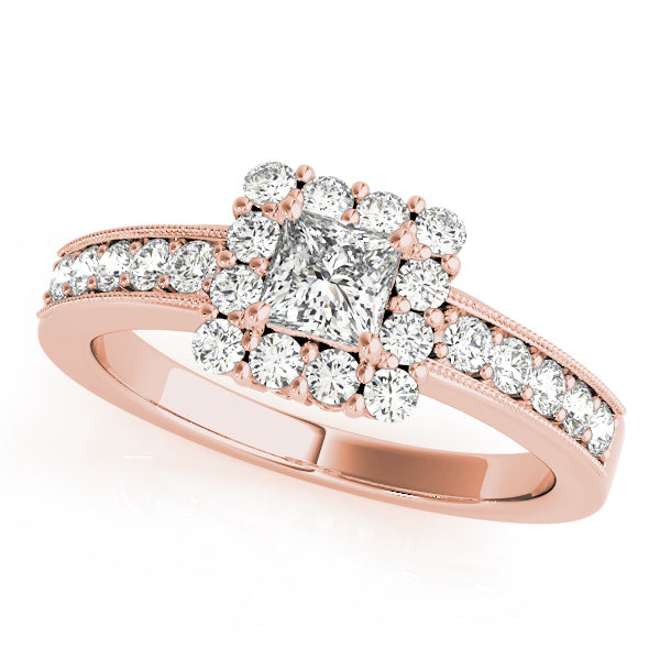 Engagement Rings Halo Square & Cushion - TN50315-E