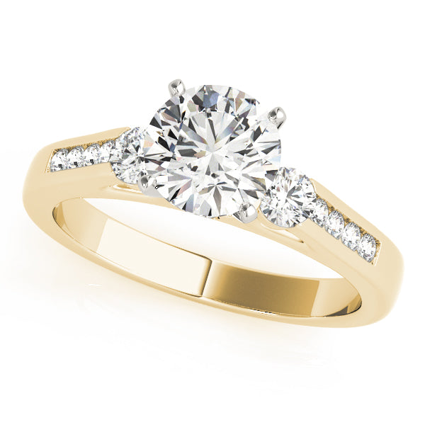 Engagement Rings 3 Stone Round - TN50316-E