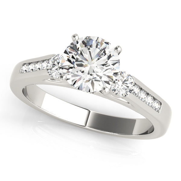 Engagement Rings 3 Stone Round - TN50316-E