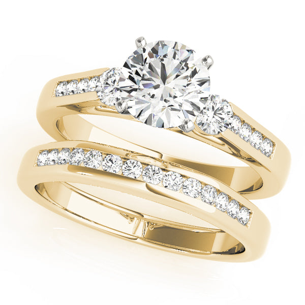 Engagement Rings 3 Stone Round - TN50316-E