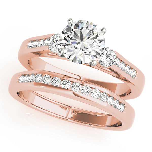 Engagement Rings 3 Stone Round - TN50316-E