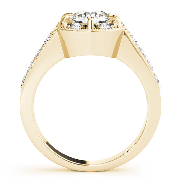 Engagement Rings Halo Round - TN50319-E