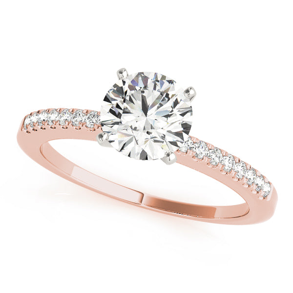 Engagement Rings Single Row Prong Set - TN50322-E