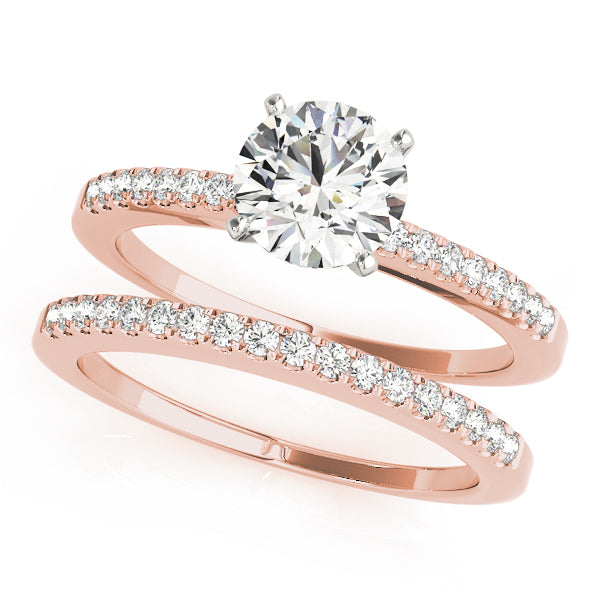 Engagement Rings Single Row Prong Set - TN50322-E