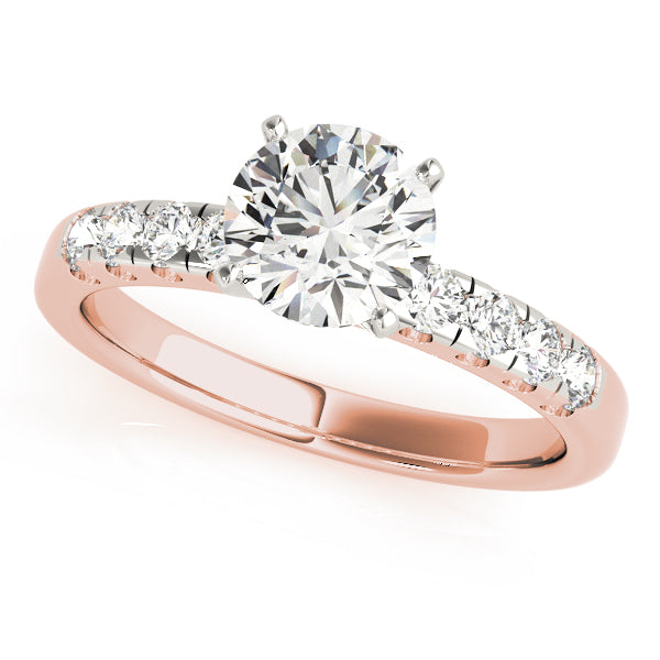 Engagement Rings Single Row Prong Set - TN50324-E