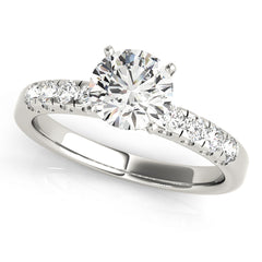 Engagement Rings Single Row Prong Set - TN50324-E