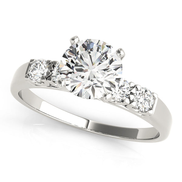 Engagement Rings Single Row Prong Set - TN50332-E