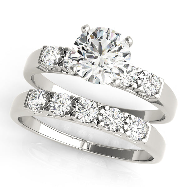 Engagement Rings Single Row Prong Set - TN50332-E