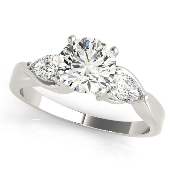 Engagement Rings 3 Stone Pear - TN50333-E