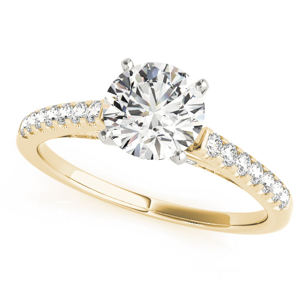 Engagement Rings Single Row Prong Set - TN50341-E