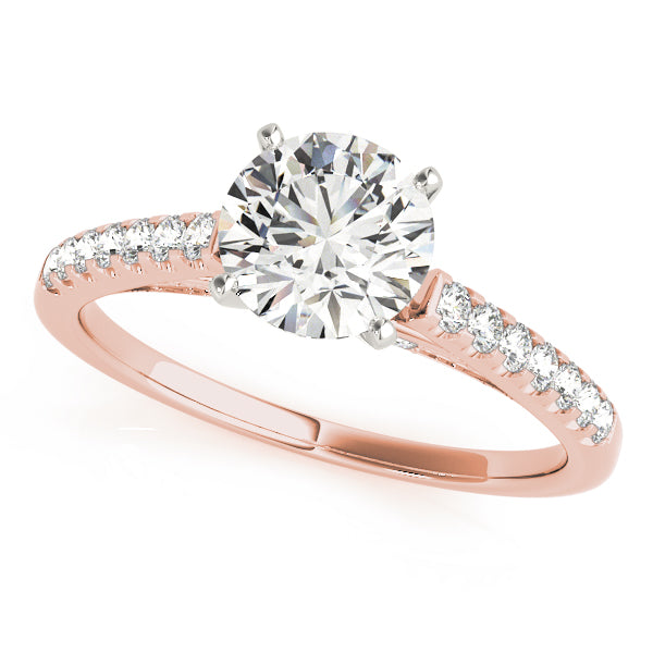 Engagement Rings Single Row Prong Set - TN50341-E