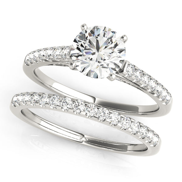 Engagement Rings Single Row Prong Set - TN50341-E