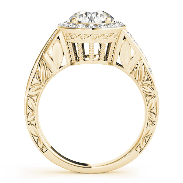 Engagement Rings Halo Round - TN50343-E