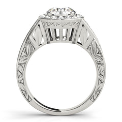 Engagement Rings Halo Round - TN50343-E