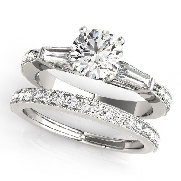 Engagement Rings Fancy Shape Baguette - TN50349-E