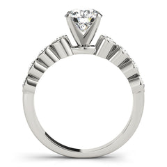 Engagement Rings Single Row Bezel Set - TN50352-E