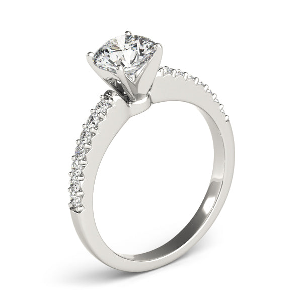 Engagement Rings Single Row Prong Set - TN50353-E