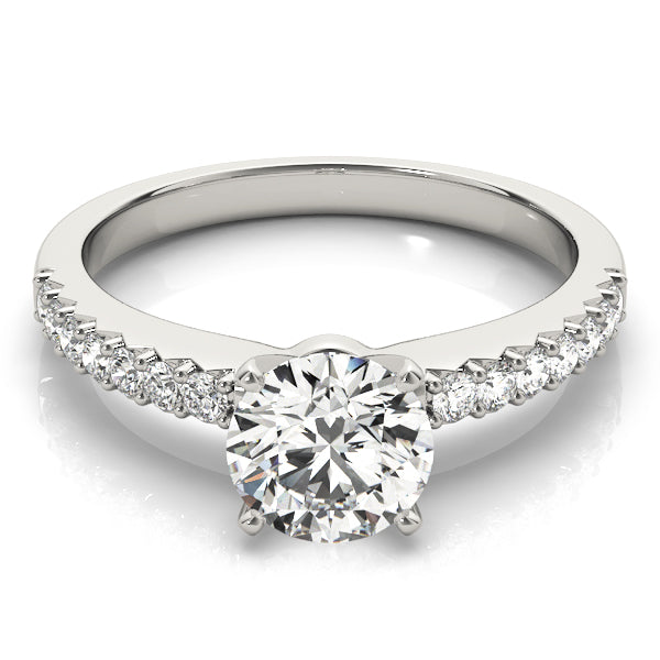 Engagement Rings Single Row Prong Set - TN50353-E