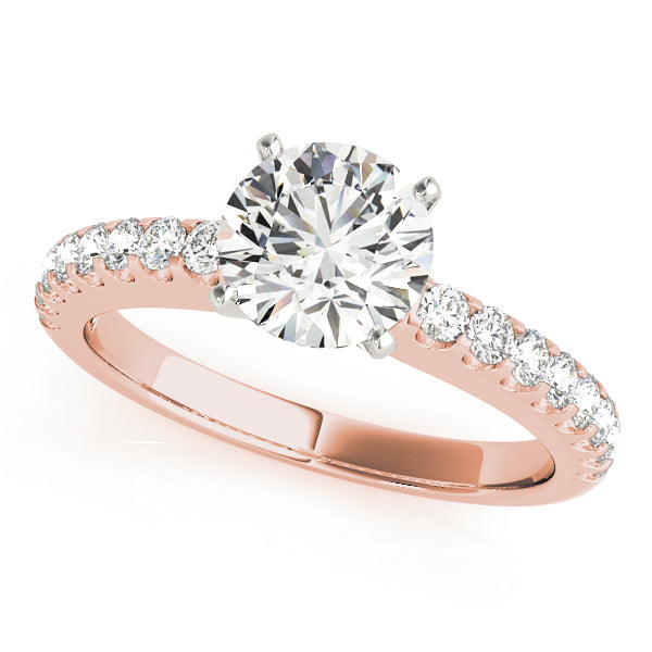 Engagement Rings Single Row Prong Set - TN50355-E