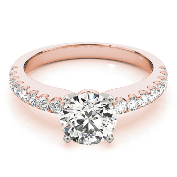 Engagement Rings Single Row Prong Set - TN50355-E