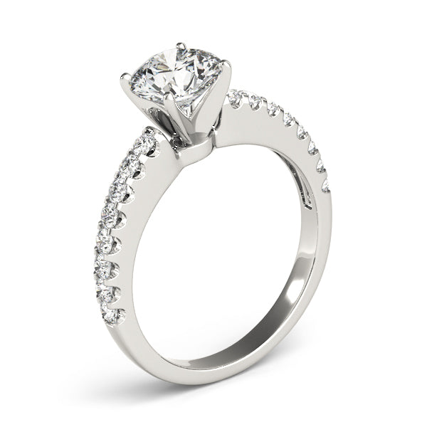 Engagement Rings Single Row Prong Set - TN50355-E