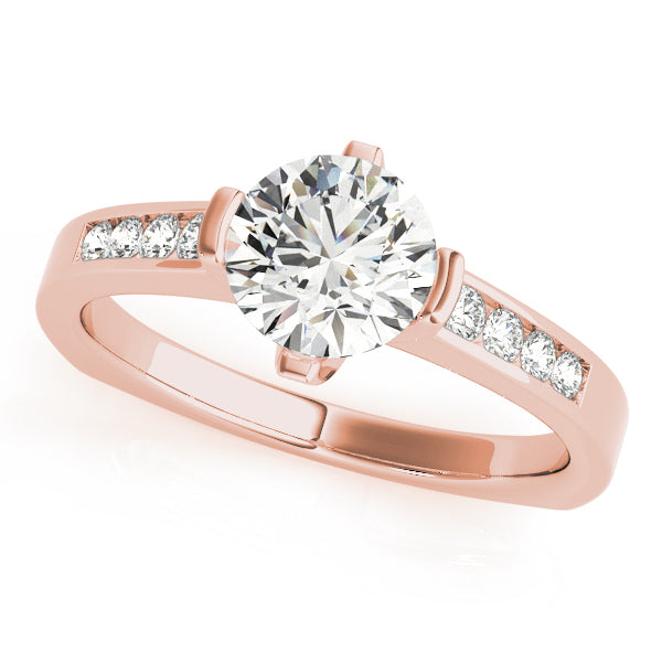 Engagement Rings Single Row Channel Set - TN50364-E