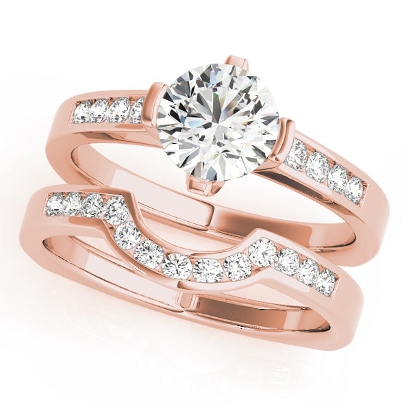 Engagement Rings Single Row Channel Set - TN50364-E