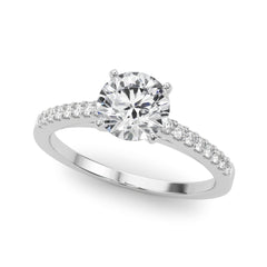 Engagement Rings Single Row Prong Set - TN50367-E