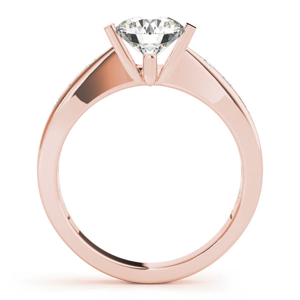 Engagement Rings Single Row Channel Set - TN50373-E