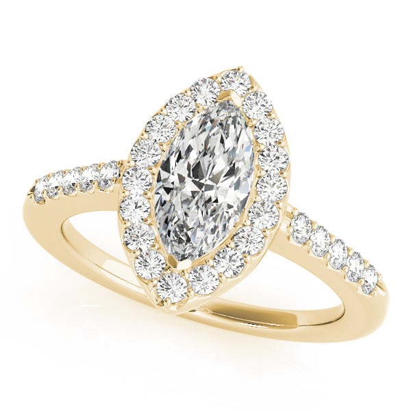 Engagement Rings Halo Marquise - TN50375-E