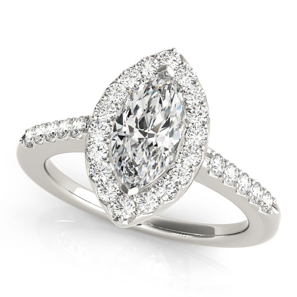 Engagement Rings Halo Marquise - TN50375-E