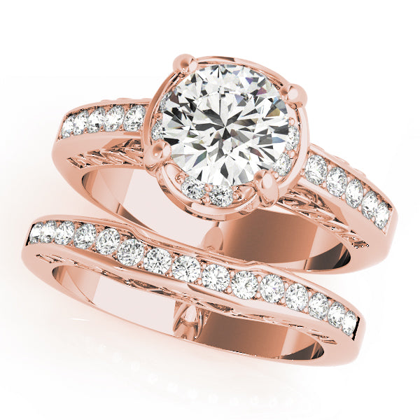 Engagement Rings Single Row Prong Set - TN50376-E