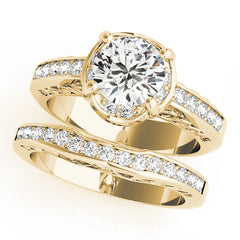 Engagement Rings Single Row Prong Set - TN50376-E