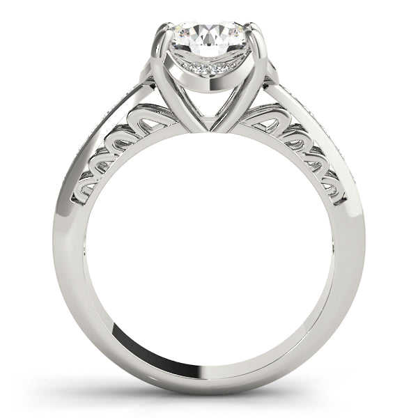 Engagement Rings Single Row Prong Set - TN50376-E