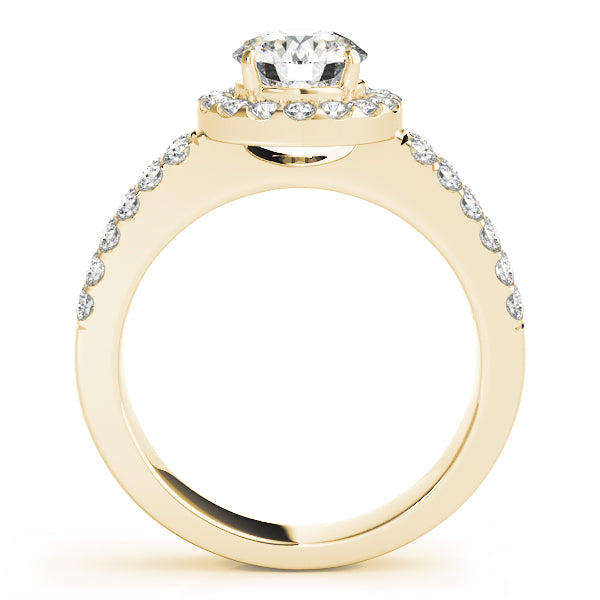 Engagement Rings Halo Round - TN50378-E