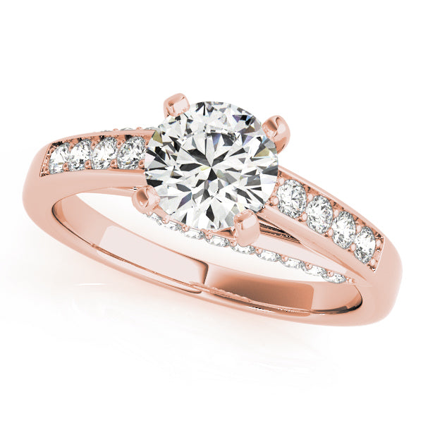 Engagement Rings Single Row Prong Set - TN50382-E