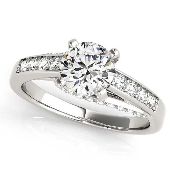 Engagement Rings Single Row Prong Set - TN50382-E