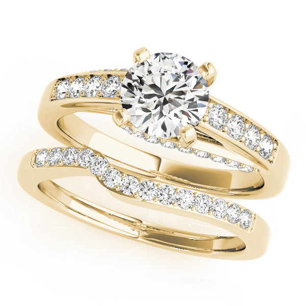 Engagement Rings Single Row Prong Set - TN50382-E