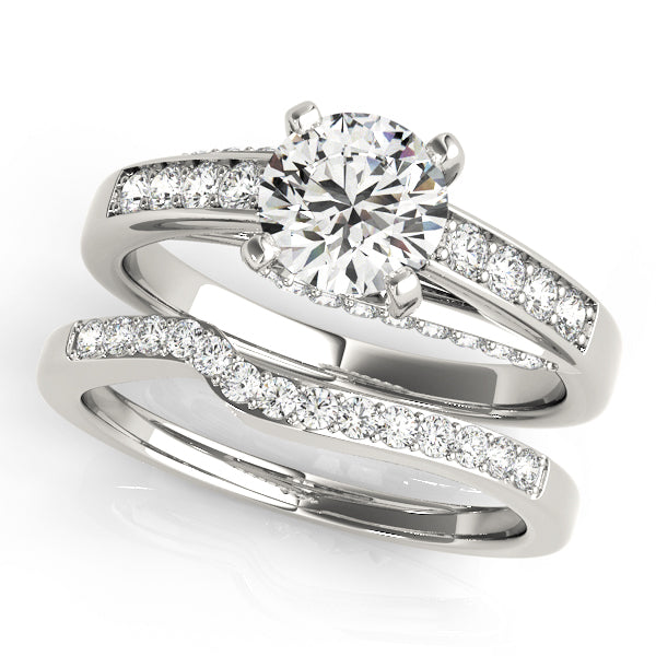 Engagement Rings Single Row Prong Set - TN50382-E