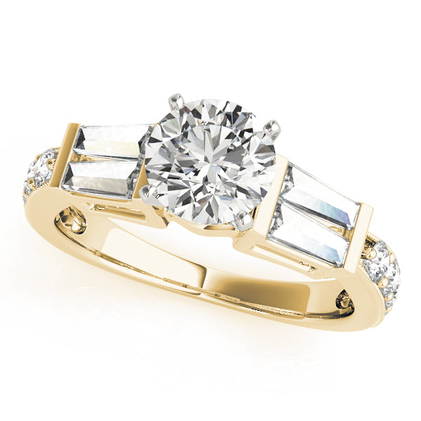 Engagement Rings Fancy Shape Baguette - TN50386-E