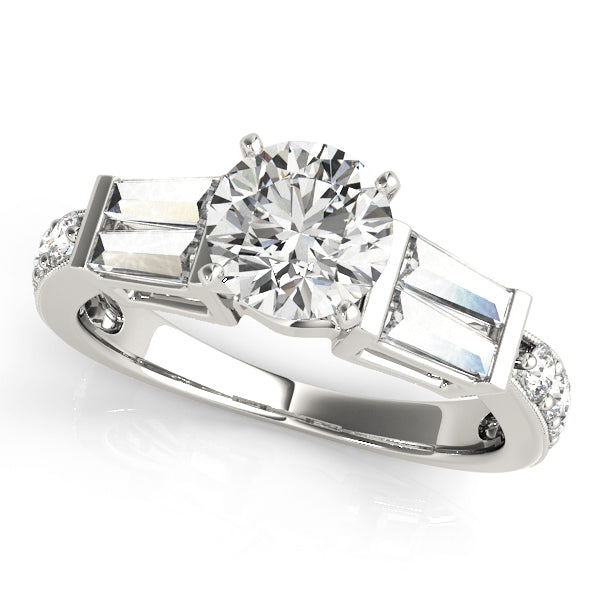 Engagement Rings Fancy Shape Baguette - TN50386-E