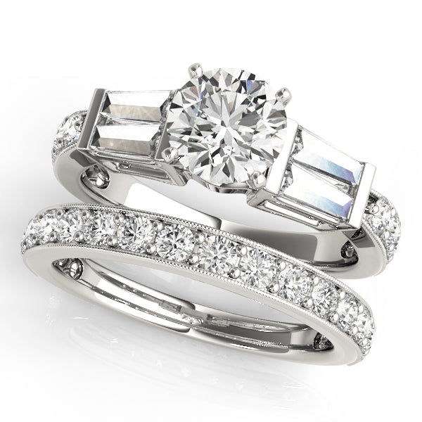 Engagement Rings Fancy Shape Baguette - TN50386-E