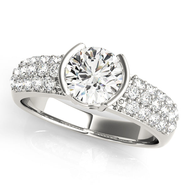 Engagement Rings Pave - TN50389-E