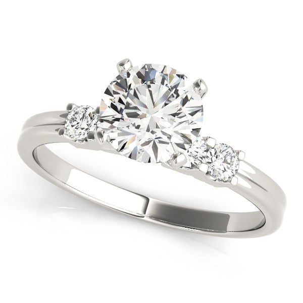 Engagement Rings Single Row Prong Set - TN50391-E